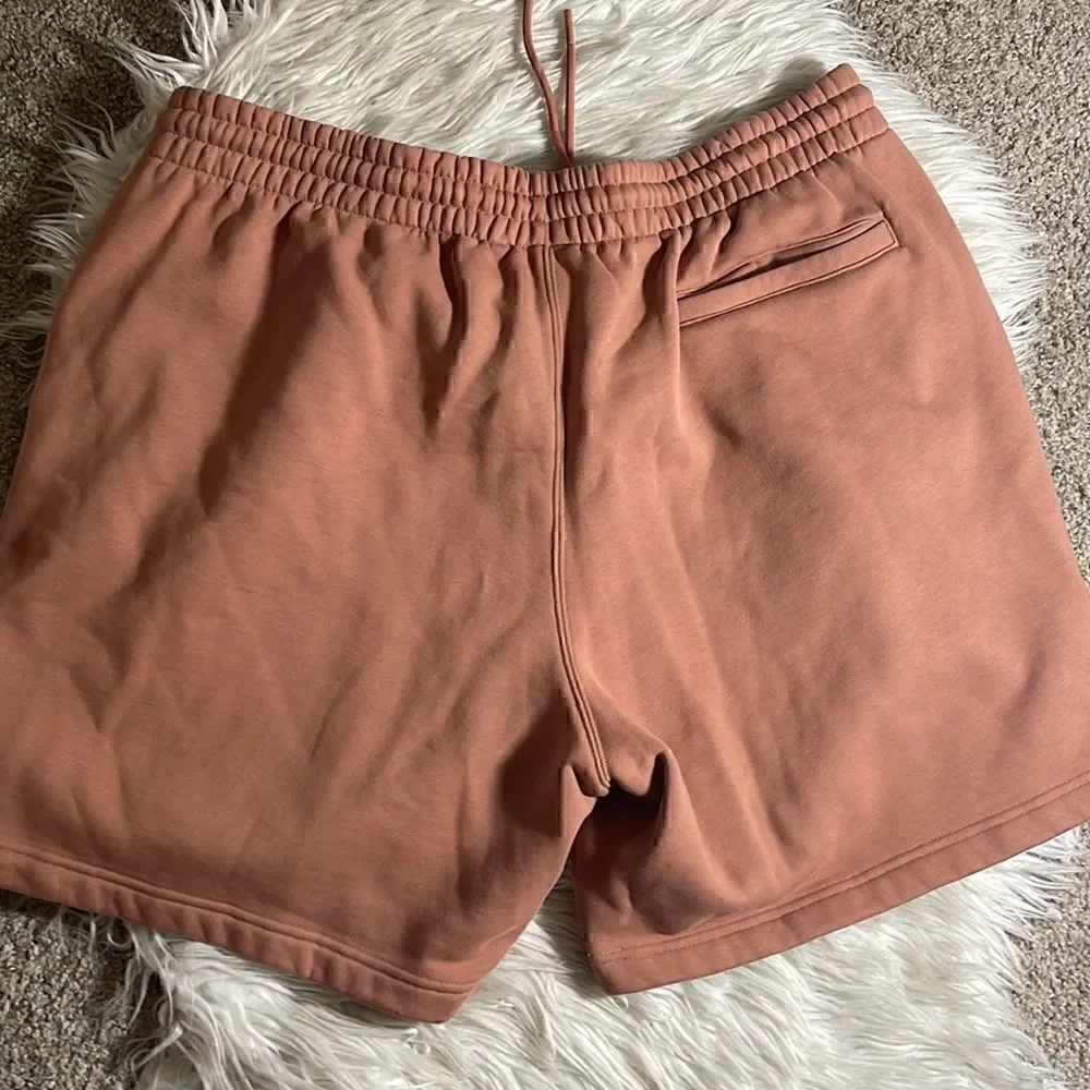 Adidas originals  Shorts Mens size 2XL fleece Logo‎ drawstring Sports